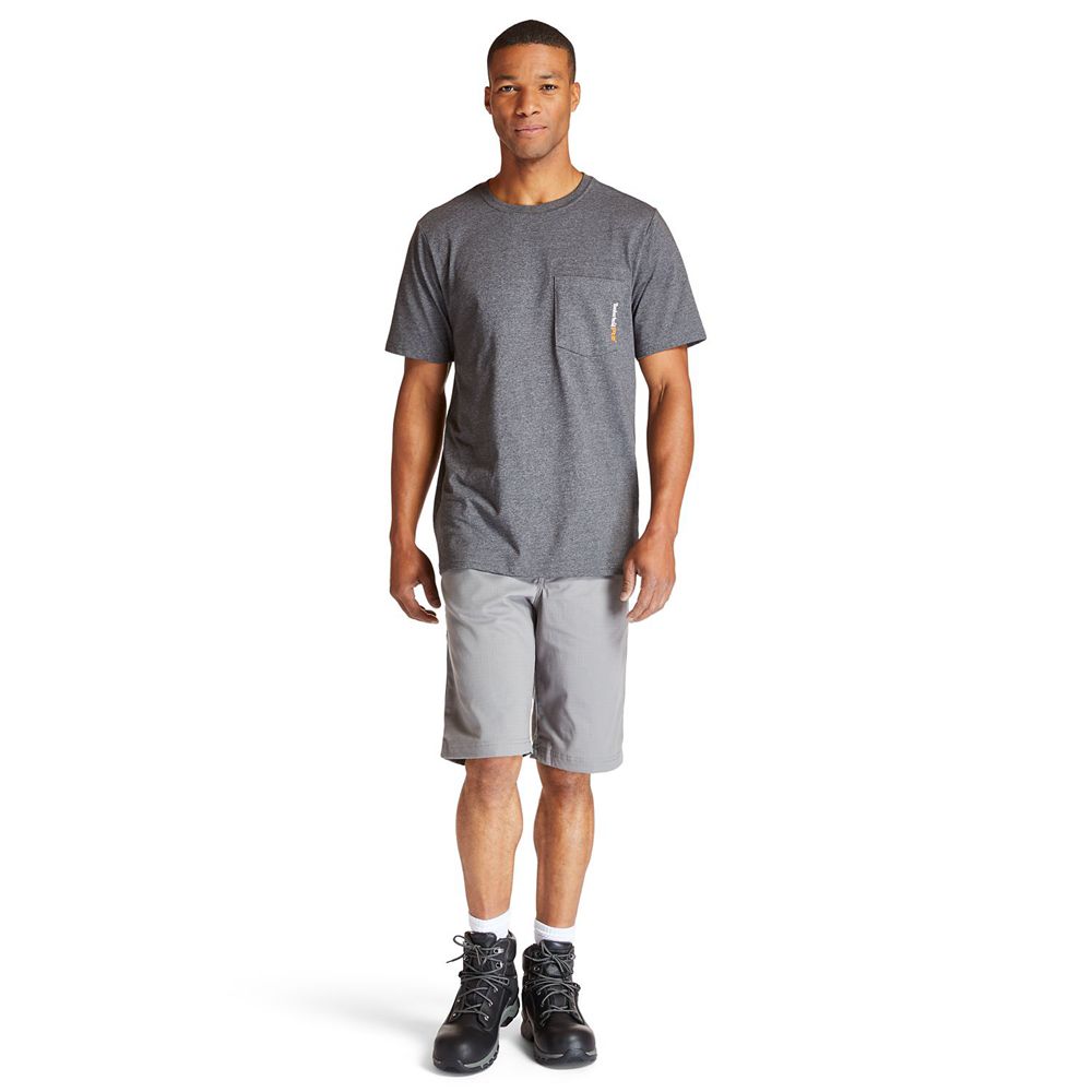 Timberland Mens Shorts PRO® Work Warrior Ripstop Utility - Grey - India TZ1780426